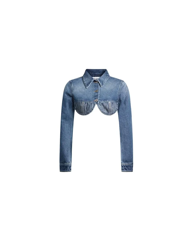Jean Paul Gaultier JACKEN & MÄNTEL - Jeansjacken/Mäntelauf YOOX.COM Blau
