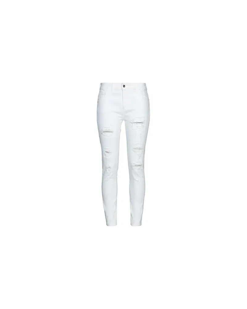 Byblos HOSEN & RÖCKE - Jeanshosenauf YOOX.COM Weiß
