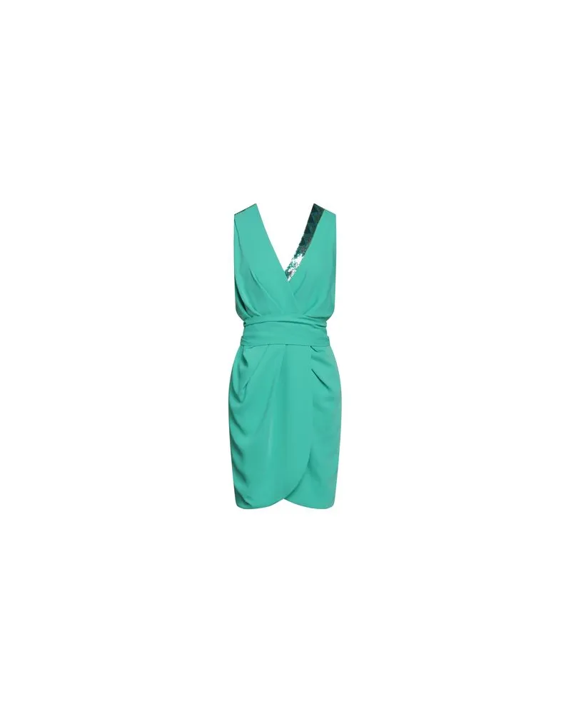 Custo Barcelona KLEIDER - Mini-Kleiderauf YOOX.COM Säuregrün