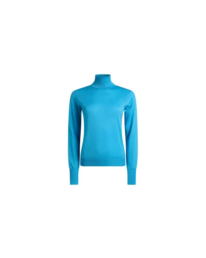 Roberto Collina STRICKWAREN - Rollkragenpulloverauf YOOX.COM Azurblau