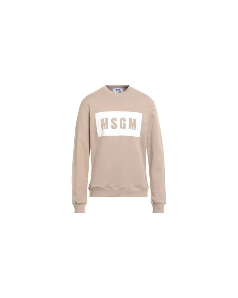 MSGM TOPS - Sweatshirtsauf YOOX.COM Beige