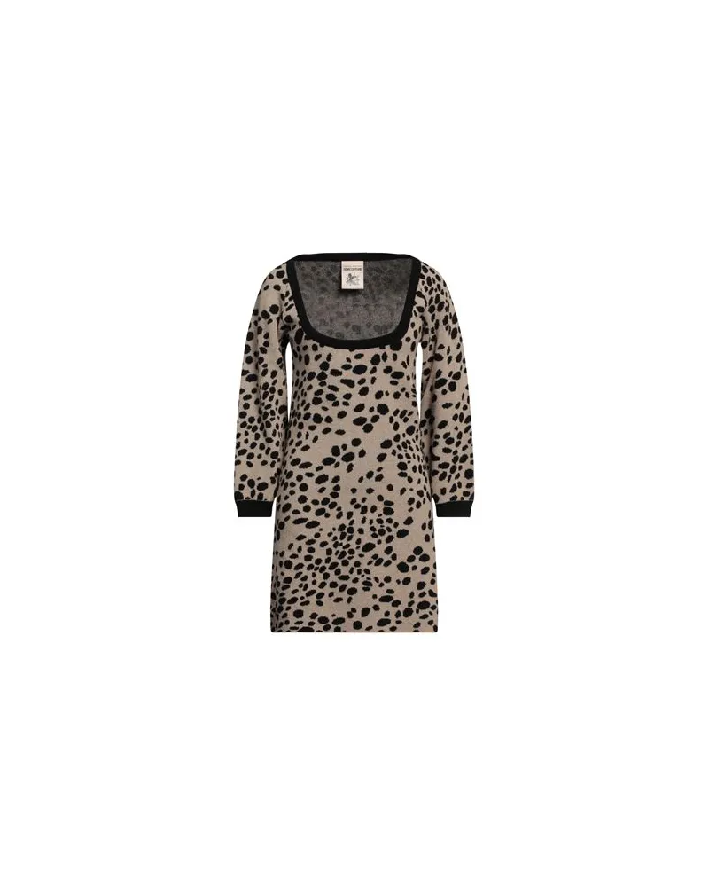 Semicouture KLEIDER - Mini-Kleiderauf YOOX.COM Beige