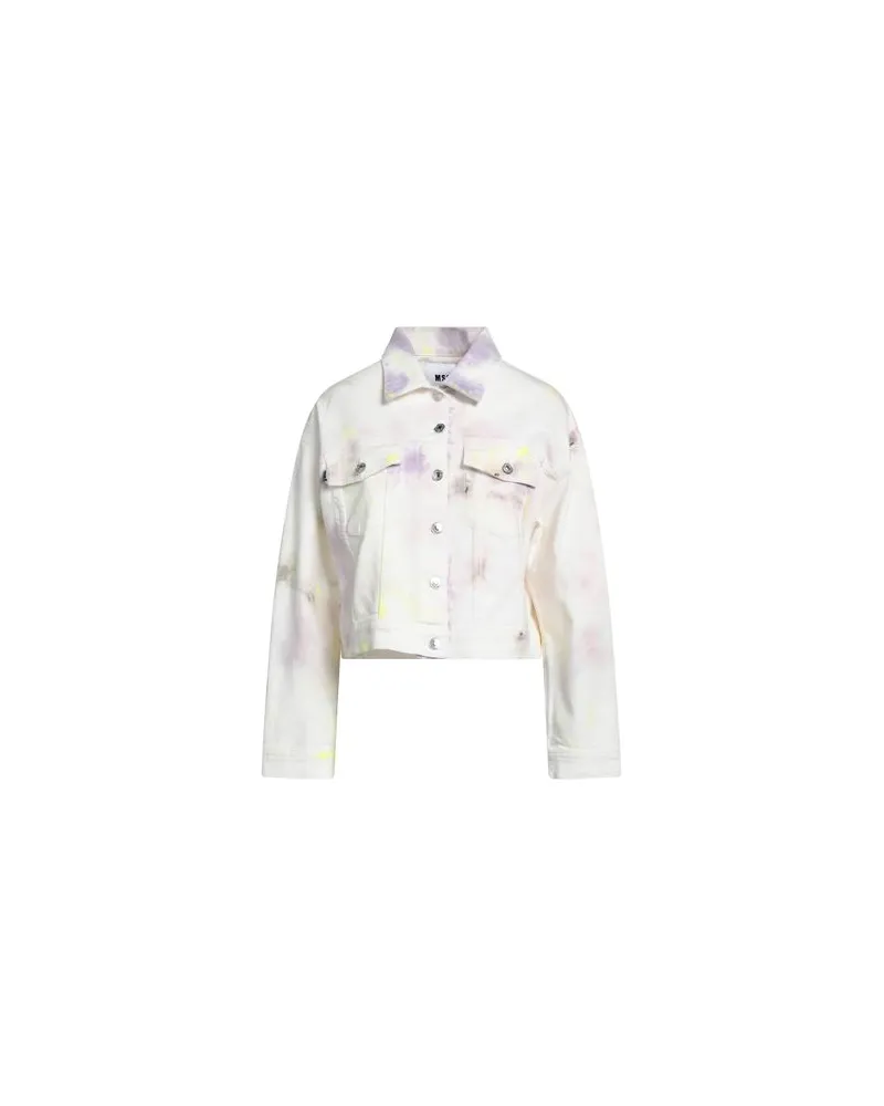 MSGM JACKEN & MÄNTEL - Jeansjacken/Mäntelauf YOOX.COM Elfenbein