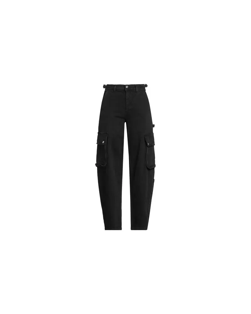 Maje HOSEN & RÖCKE - Jeanshosenauf YOOX.COM Schwarz