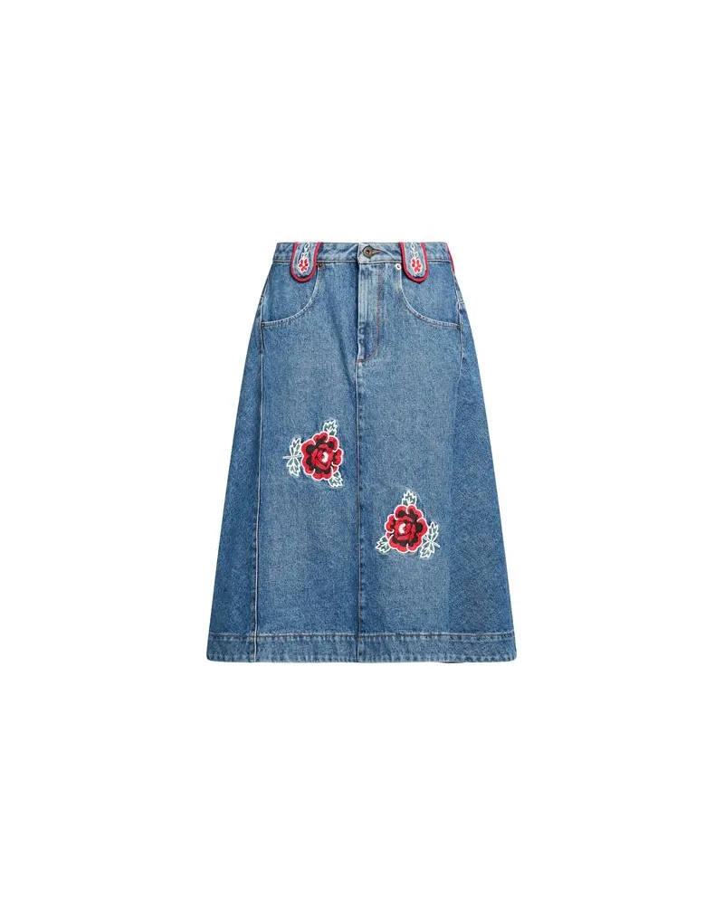 Molly Goddard HOSEN & RÖCKE - Jeansröckeauf YOOX.COM Blau