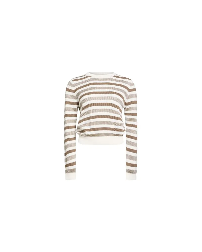 Brunello Cucinelli STRICKWAREN - Pulloverauf YOOX.COM Weiß
