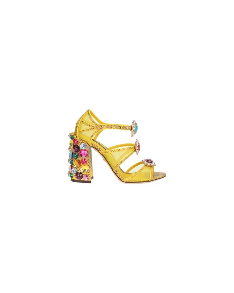 Dolce & Gabbana SCHUHE - Sandalenauf YOOX.COM Gelb