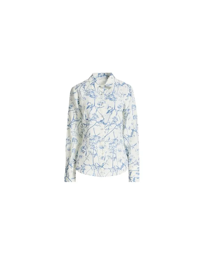 120% Lino TOPS - Hemdenauf YOOX.COM Taubenblau