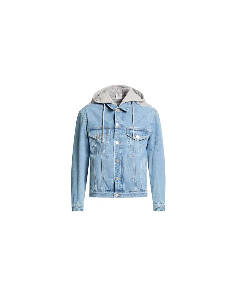 VETEMENTS JACKEN & MÄNTEL - Jeansjacken/Mäntelauf YOOX.COM Blau