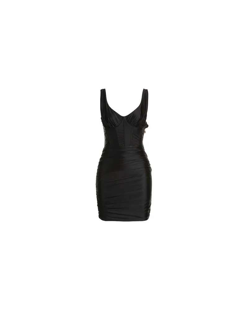 Elisabetta Franchi KLEIDER - Mini-Kleiderauf YOOX.COM Schwarz