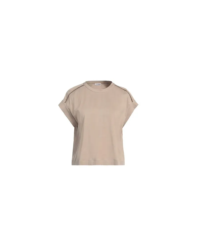 Brunello Cucinelli TOPS - T-shirtsauf YOOX.COM Khaki