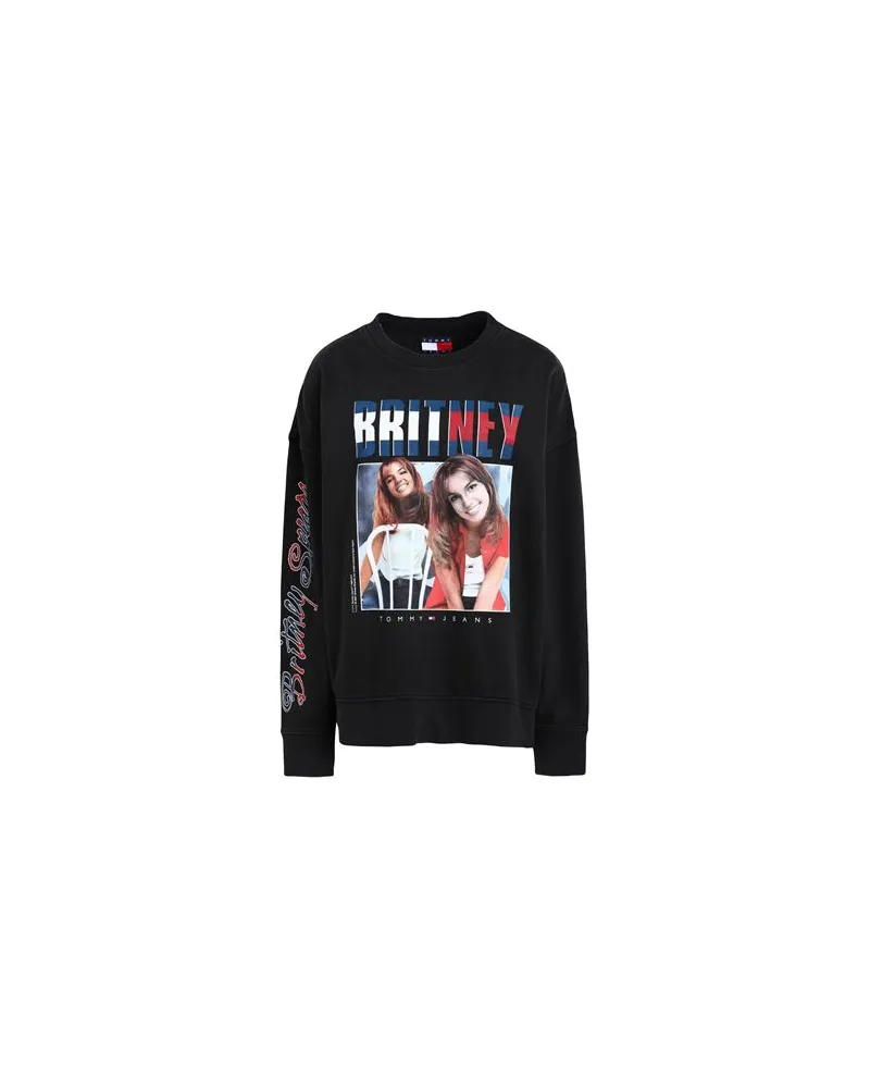 Tommy Hilfiger ABO TJW BRITNEY OVERSIZED SWEATSHIRT  - TOPS - Sweatshirtsauf YOOX.COM Schwarz