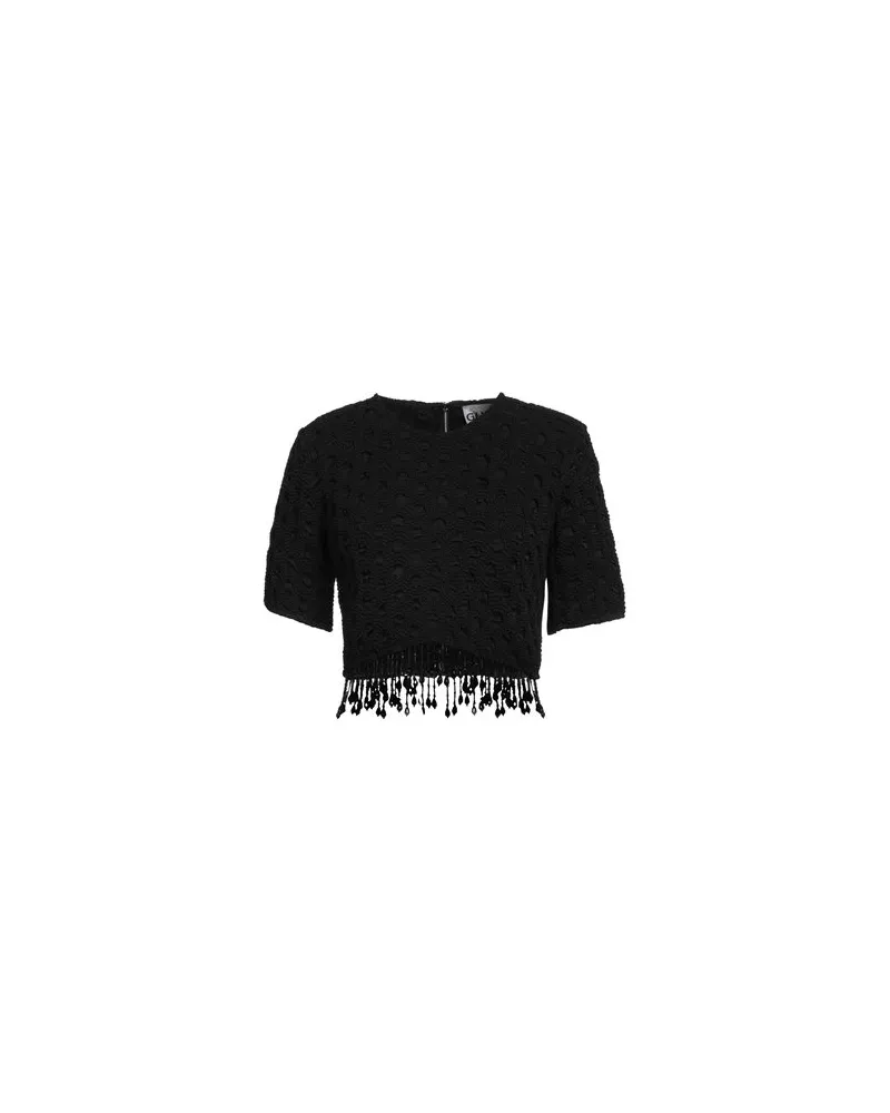 Ganni TOPS - T-shirtsauf YOOX.COM Schwarz
