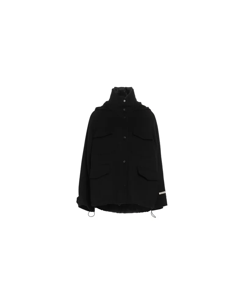Paltò JACKEN & MÄNTEL - Mäntelauf YOOX.COM Schwarz