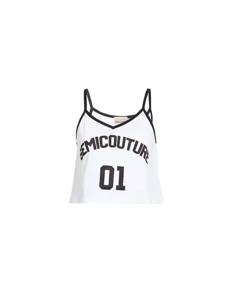 Semicouture TOPS - Topsauf YOOX.COM Weiß