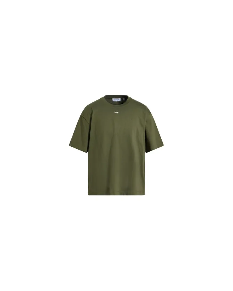 OFF-WHITE TOPS - T-shirtsauf YOOX.COM Militärgrün