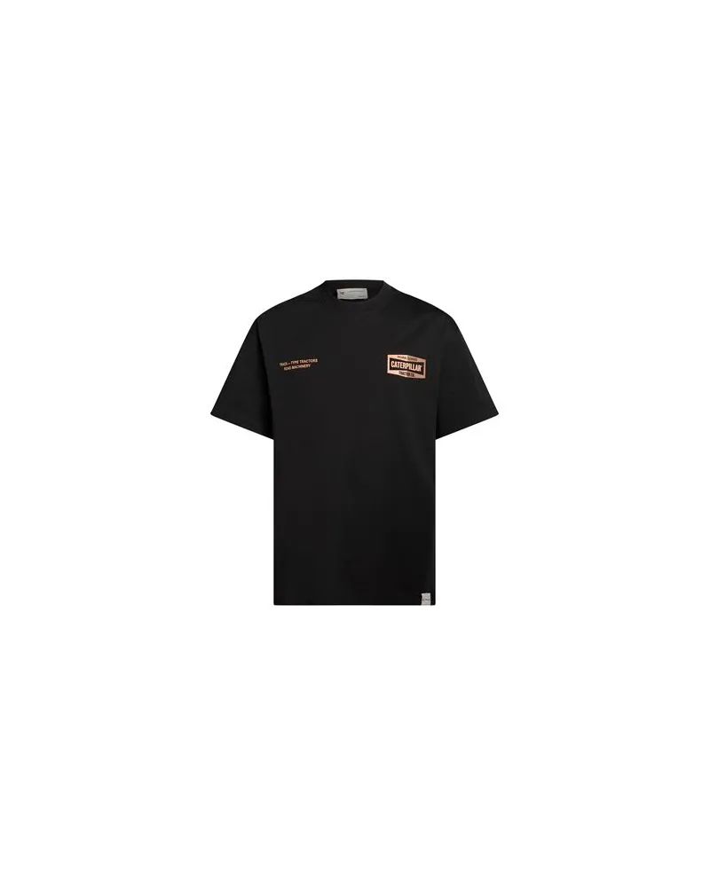 Caterpillar Footwear TOPS - T-shirtsauf YOOX.COM Schwarz