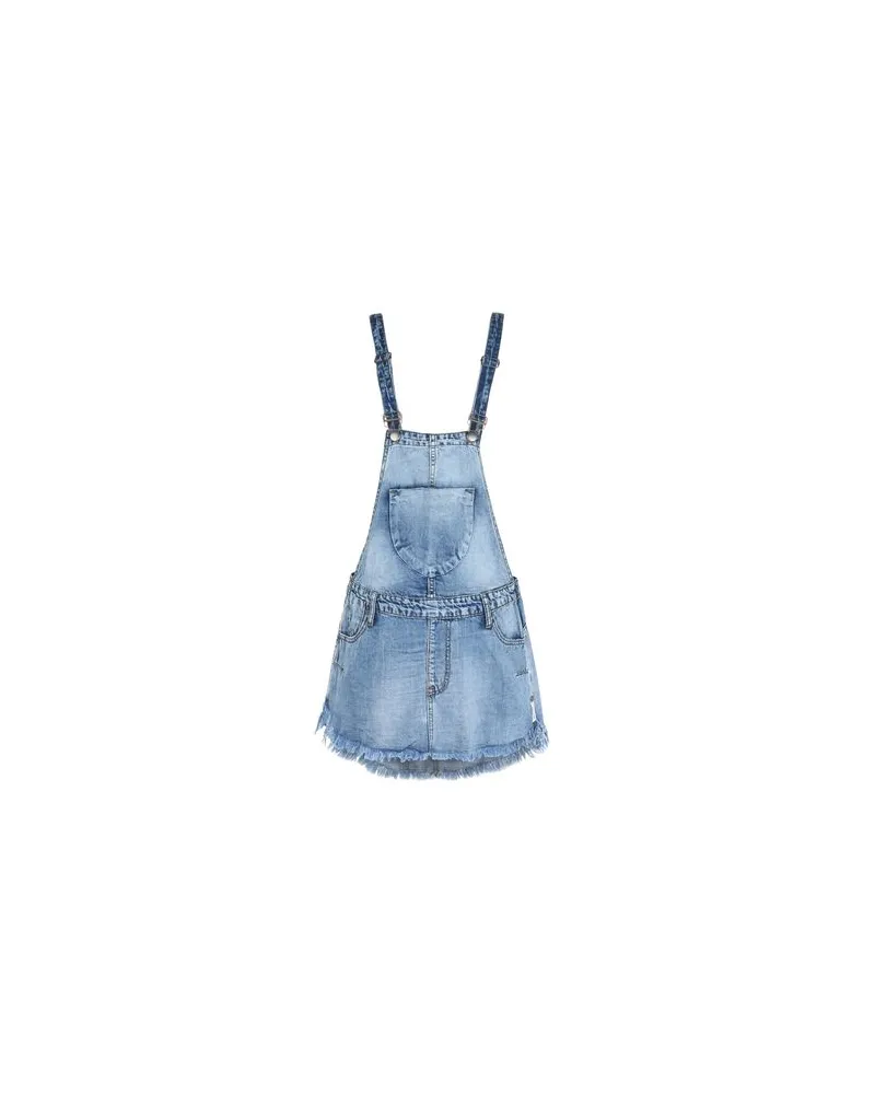 One Teaspoon OVERALLS - Lange Overallsauf YOOX.COM Taubenblau