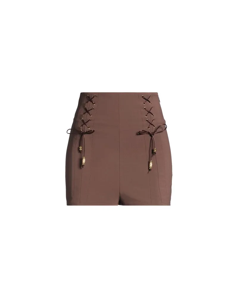 Elisabetta Franchi HOSEN & RÖCKE - Shorts & Bermudashortsauf YOOX.COM Schokobraun