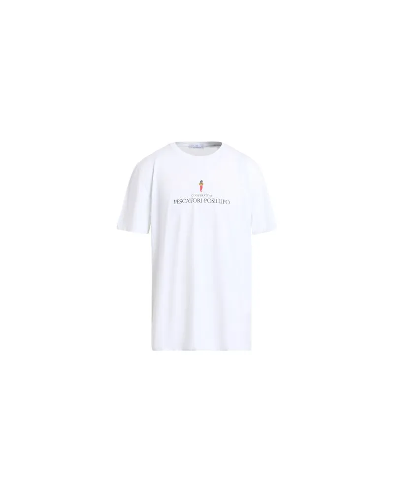 Cooperativa Pescatori Posillipo TOPS - T-shirtsauf YOOX.COM Weiß