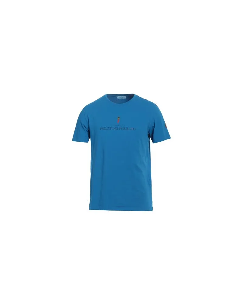 Cooperativa Pescatori Posillipo TOPS - T-shirtsauf YOOX.COM Azurblau