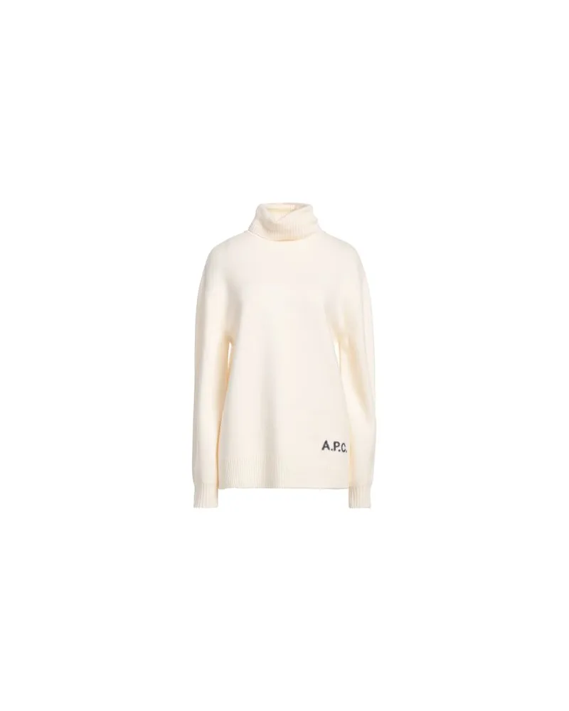 A.P.C. STRICKWAREN - Rollkragenpulloverauf YOOX.COM Elfenbein