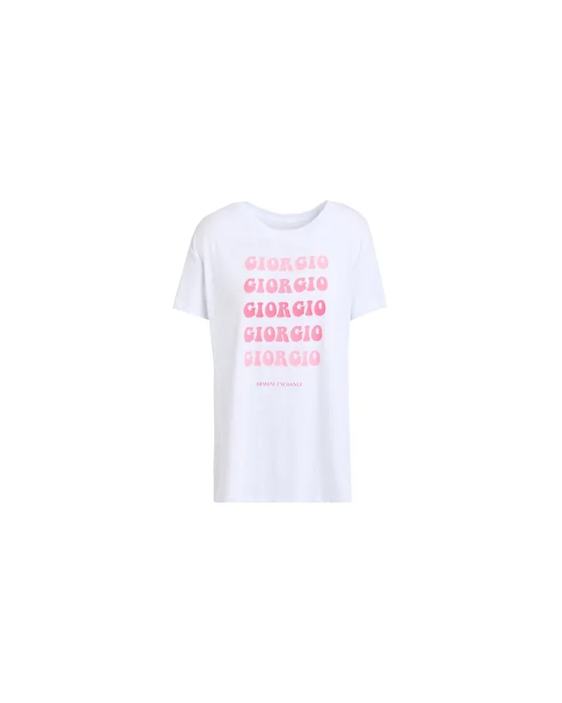 Armani Exchange TOPS - T-shirtsauf YOOX.COM Weiß