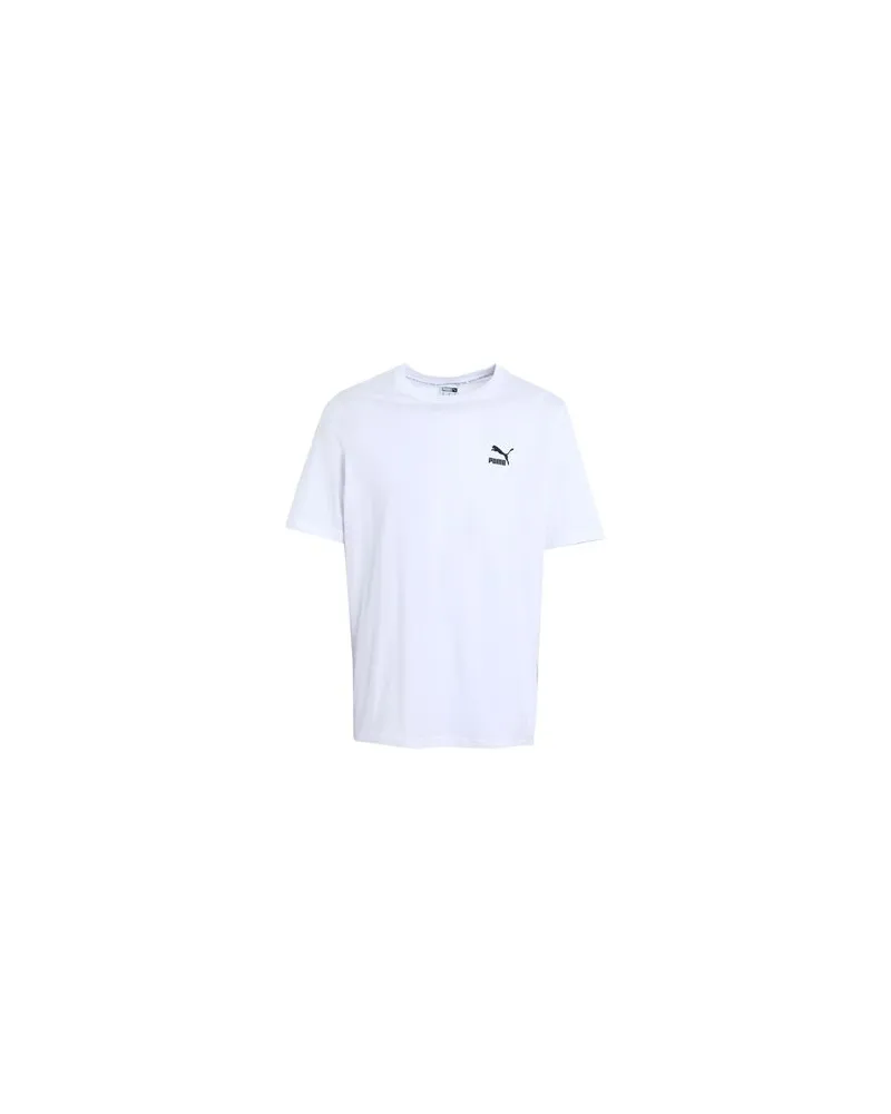 Puma Classics Small Logo Tee  - TOPS - T-shirtsauf YOOX.COM Weiß
