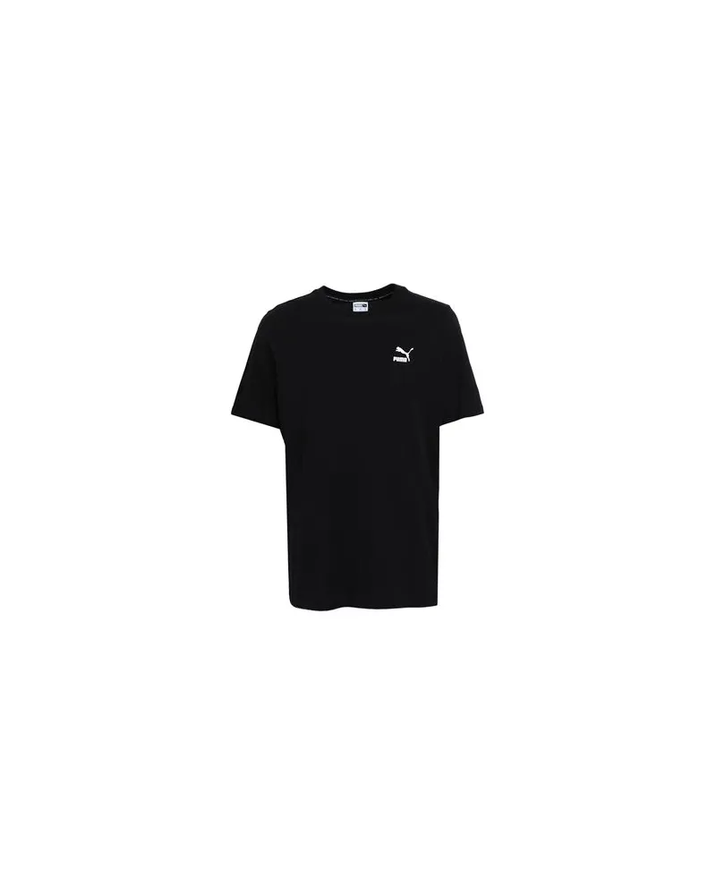 Puma Classics Small Logo Tee  - TOPS - T-shirtsauf YOOX.COM Schwarz