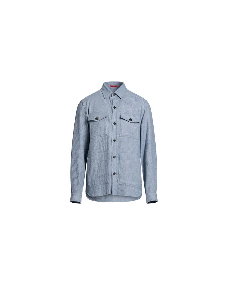 Isaia TOPS - Hemdenauf YOOX.COM Hellblau