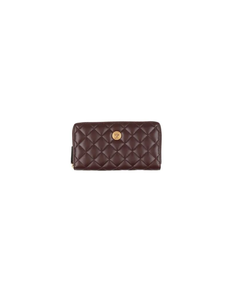 Versace Kleinlederwaren - Brieftaschenauf YOOX.COM Bordeaux