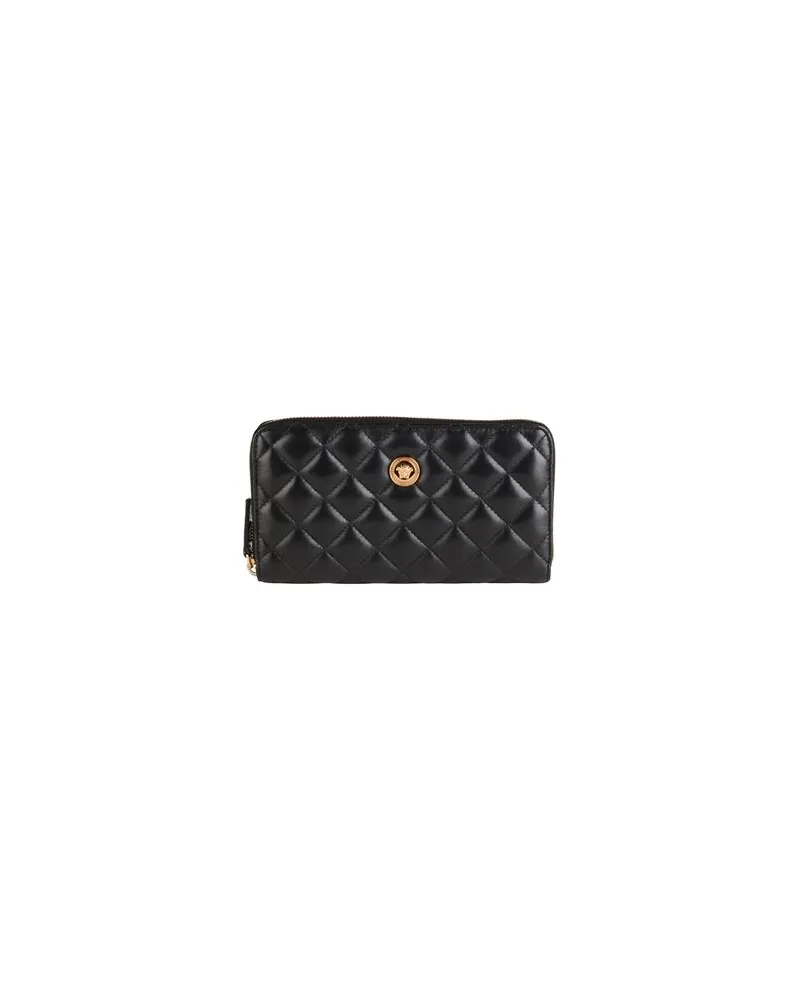 Versace Kleinlederwaren - Brieftaschenauf YOOX.COM Schwarz