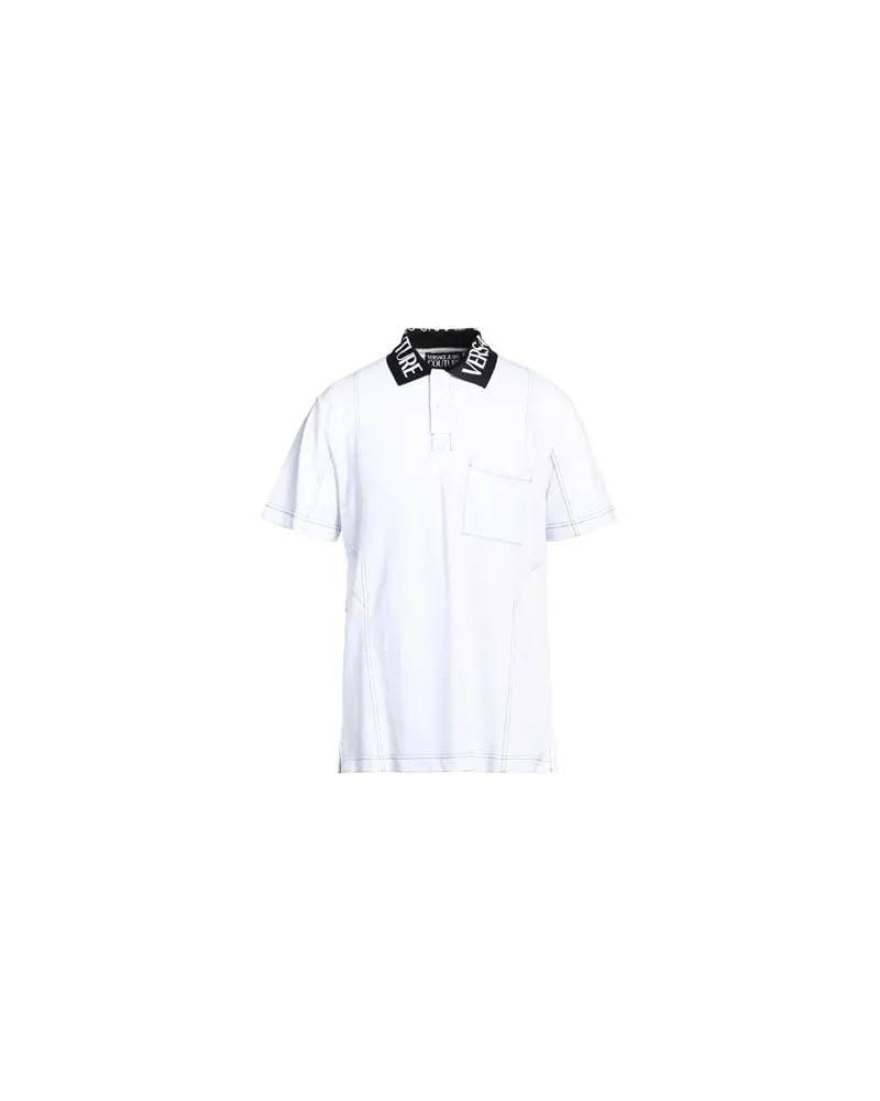 Versace Jeans TOPS - Poloshirtsauf YOOX.COM Weiß
