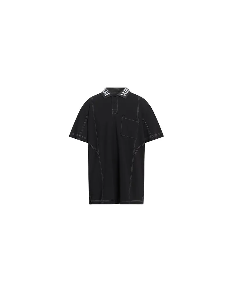 Versace Jeans TOPS - Poloshirtsauf YOOX.COM Schwarz