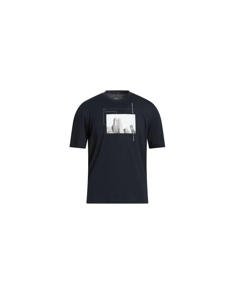 Armani Exchange TOPS - T-shirtsauf YOOX.COM Nachtblau