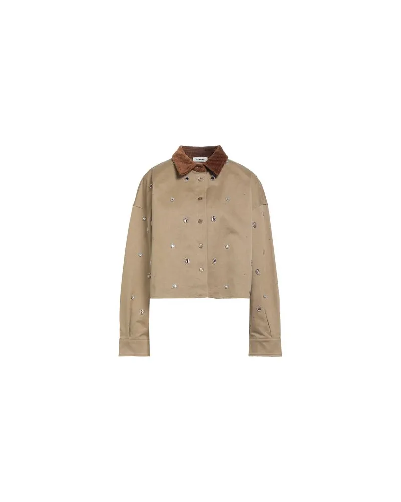 Sandro TOPS - Hemdenauf YOOX.COM Khaki