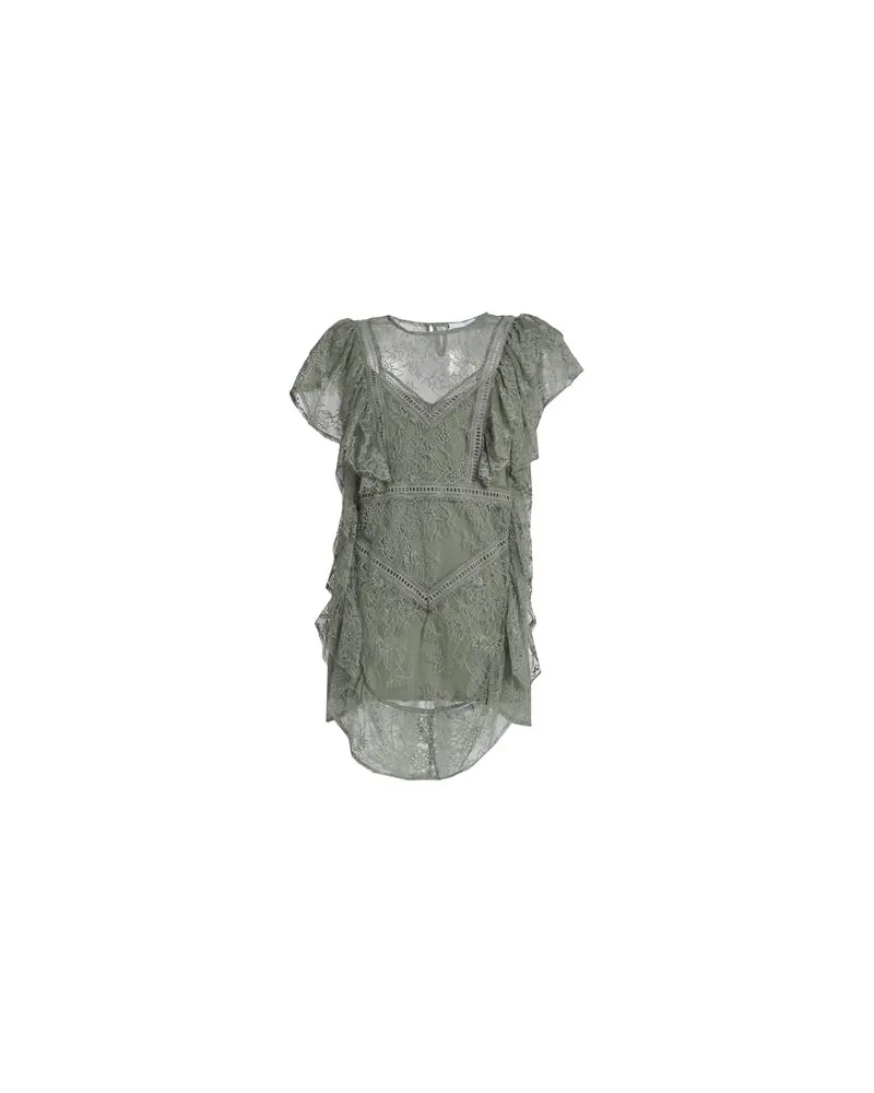 Isabelle Blanche KLEIDER - Mini-Kleiderauf YOOX.COM Salbeigrün