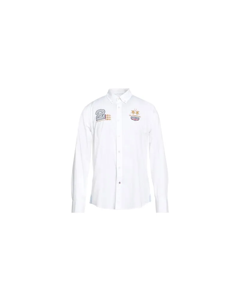 La Martina TOPS - Hemdenauf YOOX.COM Weiß