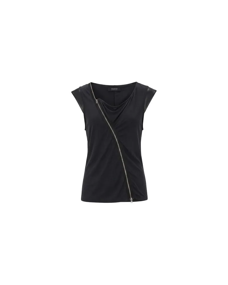 AllSaints TOPS - Topsauf YOOX.COM Schwarz
