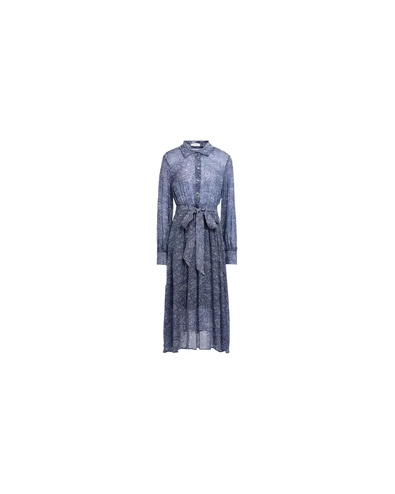 Camicettasnob KLEIDER - Midi-Kleiderauf YOOX.COM Blau