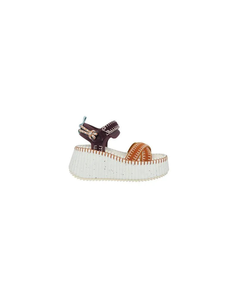 Chloé SCHUHE - Sandalenauf YOOX.COM Pflaume
