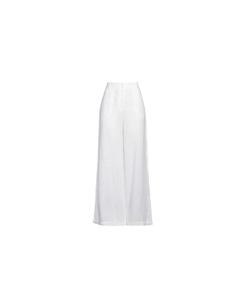 120% Lino HOSEN & RÖCKE - Hosenauf YOOX.COM Weiß