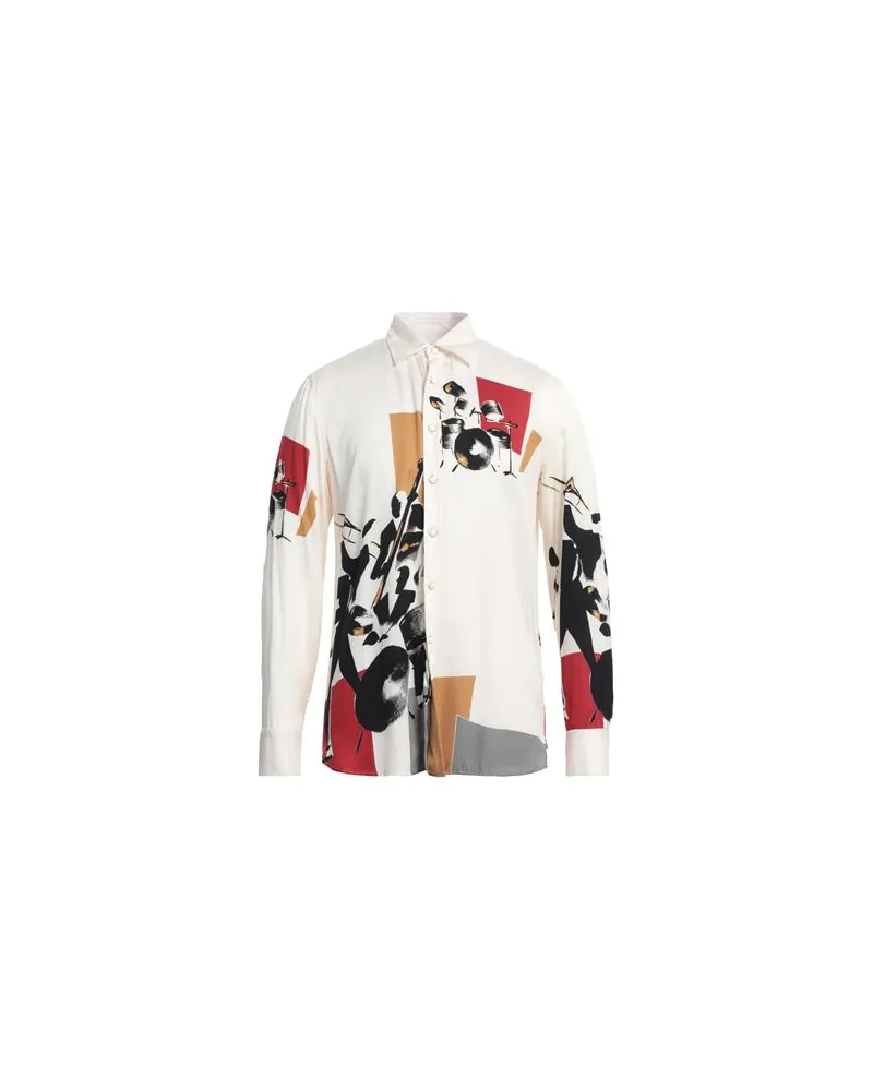 PT TORINO TOPS - Hemdenauf YOOX.COM Cremeweiß