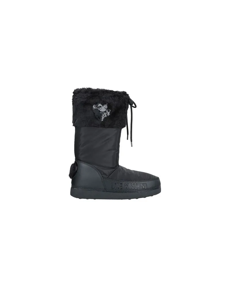 Moschino SCHUHE - Stiefelauf YOOX.COM Schwarz