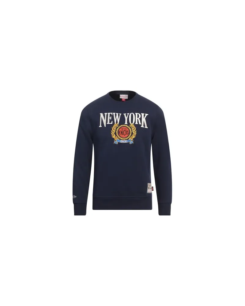 Mitchell & Ness TOPS - Sweatshirtsauf YOOX.COM Marineblau