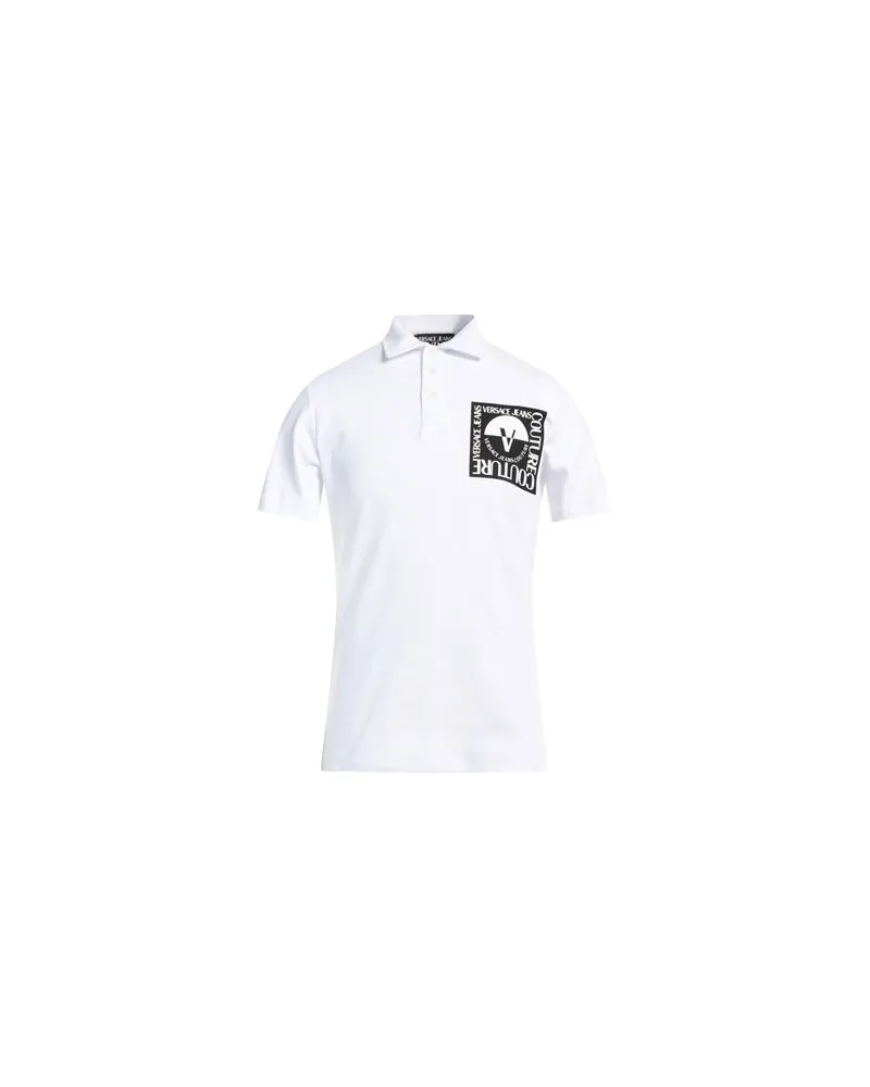 Versace Jeans TOPS - Poloshirtsauf YOOX.COM Weiß