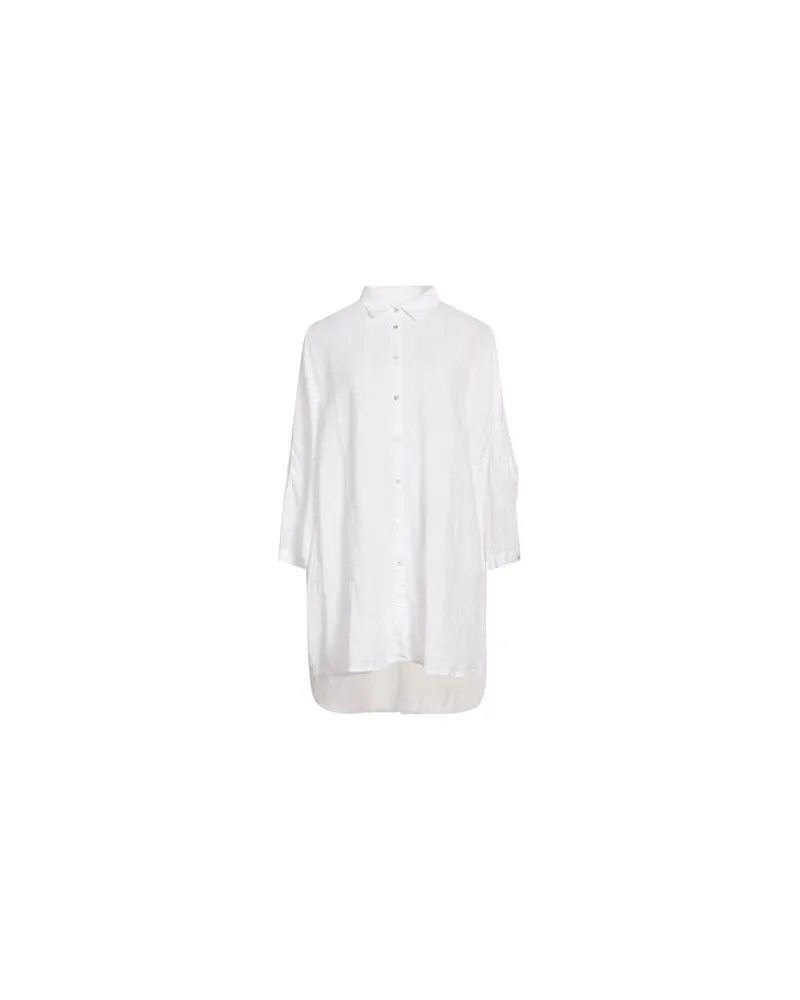 120% Lino TOPS - Hemdenauf YOOX.COM Weiß