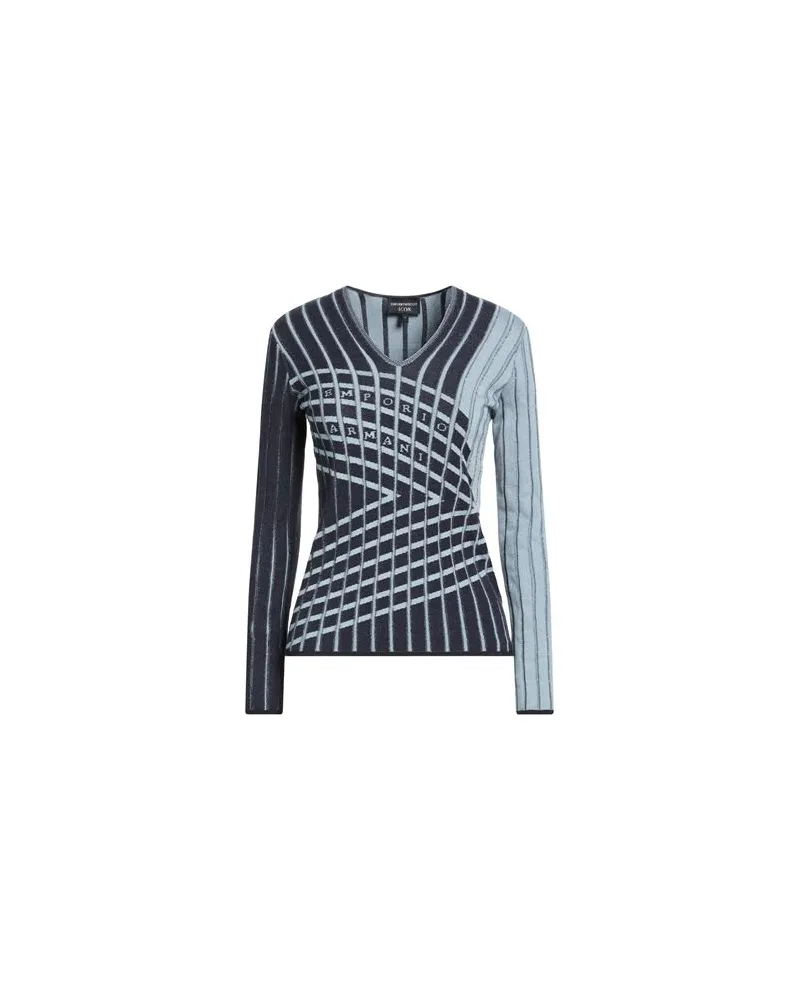 Emporio Armani ICON - STRICKWAREN - Pulloverauf YOOX.COM Taubenblau