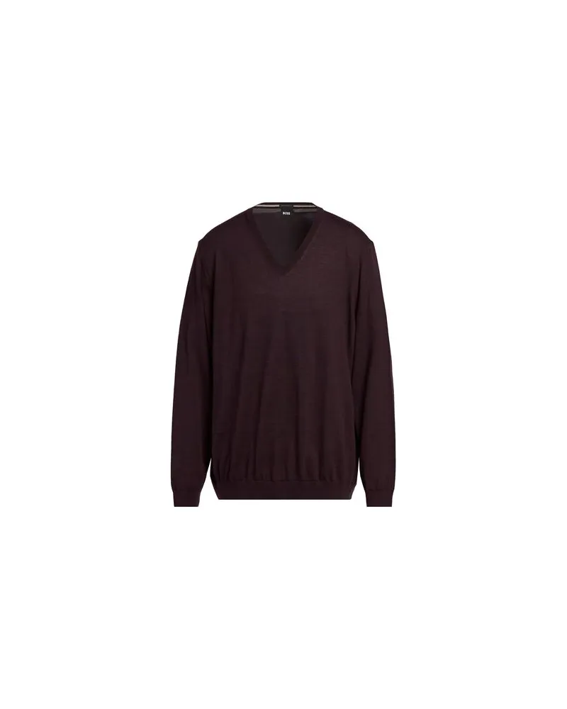 HUGO BOSS STRICKWAREN - Pulloverauf YOOX.COM Pflaume
