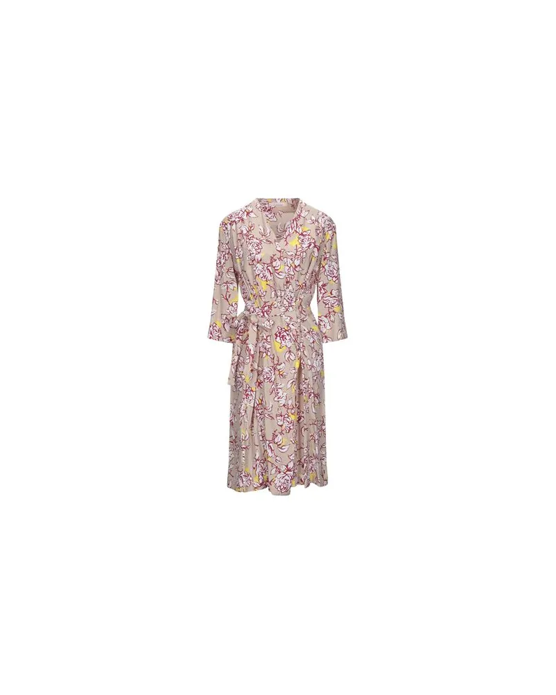 Liviana Conti KLEIDER - Midi-Kleiderauf YOOX.COM Beige